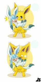 Pin by Cookie EXE on Glaceon X Jolteon Cute pokemon pictures