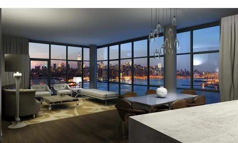 Check out this view inside a penthouse in NYC. #ontopofthewo