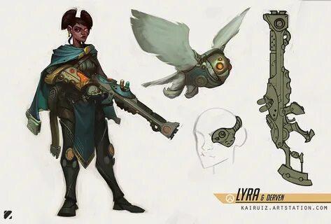 Carlos Ruiz - Lyra & Derven - Overwatch fan character concep