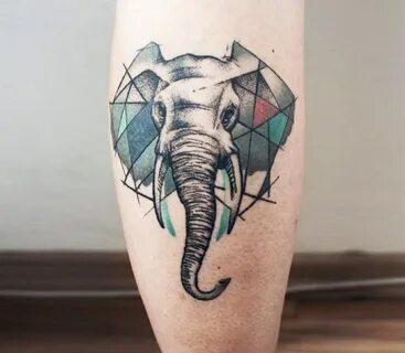 Elephant tattoo by Olga Sienkiewicz Photo 20296