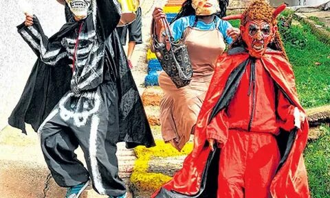 Los diablitos, el carnaval que bajó de la ladera de Siloé