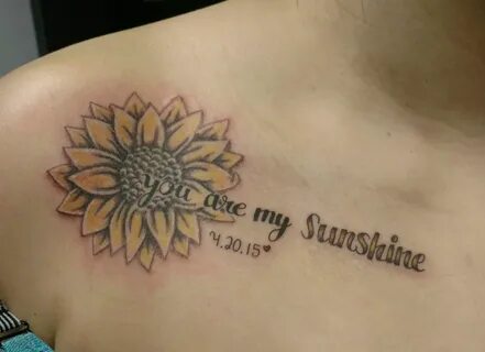 You Are My Sunshine Tattoo With Sun