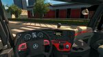 Red Interior for Mercedes Actros MP4 - ETS2 Mods