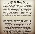 Know the difference between a mother & a baby momma. No dece
