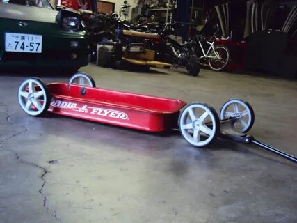 Proof that anything can be a low rider Radio flyer wagons, R