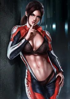 Аниме картинка обитель зла claire redfield dandon fuga один 