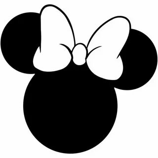 Minnie Mouse Head Vinyl Decal Car Window Bumper Sticker Disn