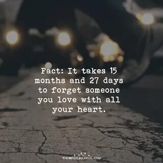 Fact : It Takes 15 Months