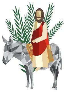 Library of jesus palm sunday png royalty free library png fi