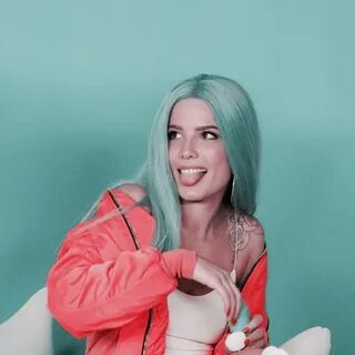 halsey, halsey icon and halsey blue hair - image #6442856 on
