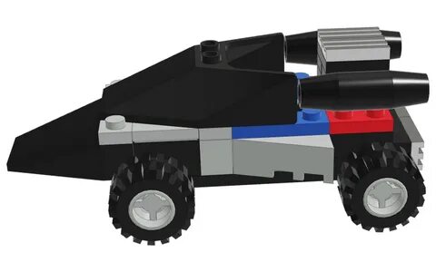 Mecabricks.com LEGO Rocket Racer Car