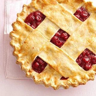 Tart Cherry Lattice Pie Recipe Cherry desserts, Favorite pie