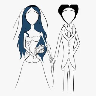 Corpse Bride By Joacomeow - Easy Corpse Bride Drawing, HD Pn