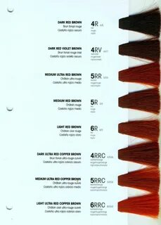 Ion Color Chart Red / Red Hair Color Chart LoveToKnow - Rgb 