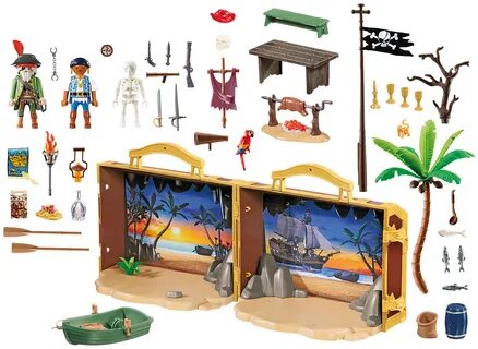 Набор с элементами конструктора Playmobil Pirates 70150 Пира