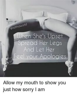 When She's Upset Spread Her Legs and Let Her Feel Your Apolo