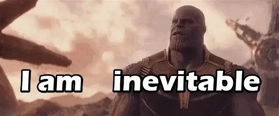 I Am Inevitable Thanos GIF - I Am Inevitable Thanos Snap - D