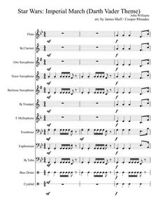 Star Wars: Imperial March (Darth Vader Theme) sheet music co