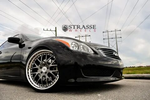 Strasse Wheels Infiniti G37 Custom aggressive offset 20 in. 