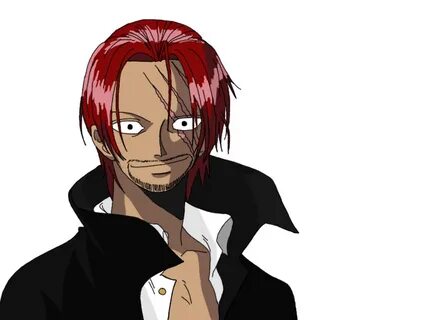Shanks Colored Red hair, Manga anime one piece, Red hair sha