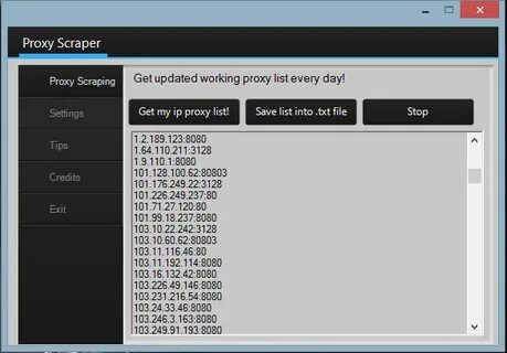 GET IP Proxy Scraper - Free Cracked Nulled Seo Softwares