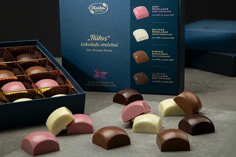 Rūta. 4 Stories of Chocolates Collection Package on Behance