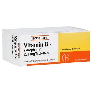 Erfahrungen zu Vitamin B1-ratiopharm 200mg 100 Stück N3 - me