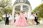 Quinceaneras Damas and Chambelanes. Quinceaneras photography