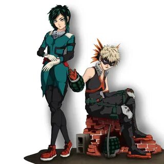 ArtStation - Deku and Bakugo fem versions