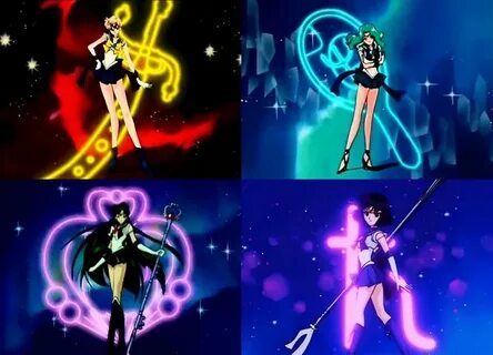 Super Outer Senshi pose Sailor moon crystal, Sailor moon usa