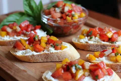 Tomato Bruschetta. Italian recipes, Food, Food recipes