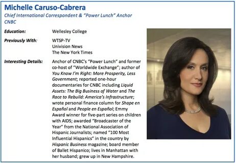 July 2016 Thought Leader Spotlight - Michelle Caruso-Cabrera