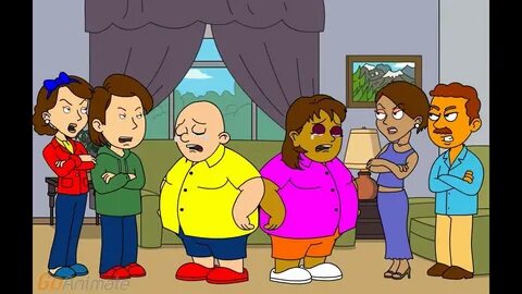 Dora And Caillou Get Fat Together/ Both Grounded! - video.Sp