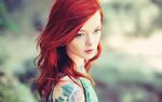redhead, Women, Tattoo, Suicide Girls Wallpapers HD / Deskto