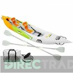 Inflatable Kayak Canoe Raft Fishing Boat Paddle Seat 2-perso