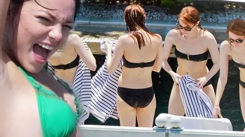 Emma stone bikini beach HollyBollyGossips - YouTube