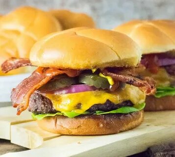 How to Make the BEST Bacon Cheeseburgers #Recipe #Sandwich #