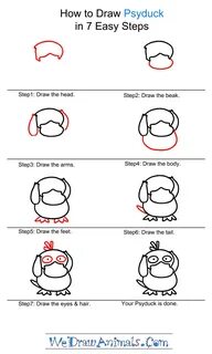 How to Draw Psyduck Pokemon