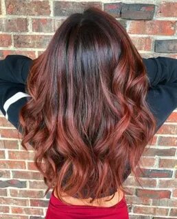 Pin by Ashleigh Jackson on My Style Red highlights in brown 