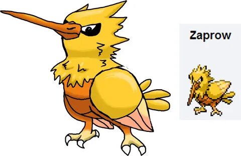 Spearow Pokemon Zaprow Fusion - Zapdos Evolution Chart - (10