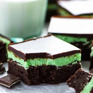 Flourless Chocolate Mint Brownies Recipe Chocolate mint brow