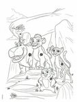 The Lion Guard coloring pages. Free Printable The Lion Guard