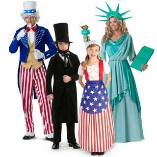 Patriotic Family Costumes Family costumes, Patriotic costume