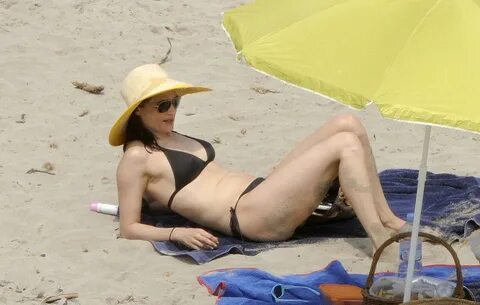 Rachel Weisz in Black Bikini -01 GotCeleb