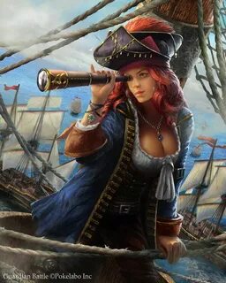 PirateWitch, Fran Hao Pirate woman, Pirate art, Warrior woma