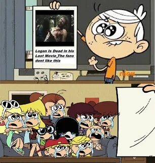 Loud sisters react to Logan dead - The Loud House Fan Art (4