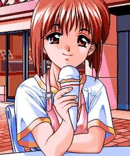 DOKIDOKI Vacation - PC98 - Cocktail Soft (1995) Anime, Pixel