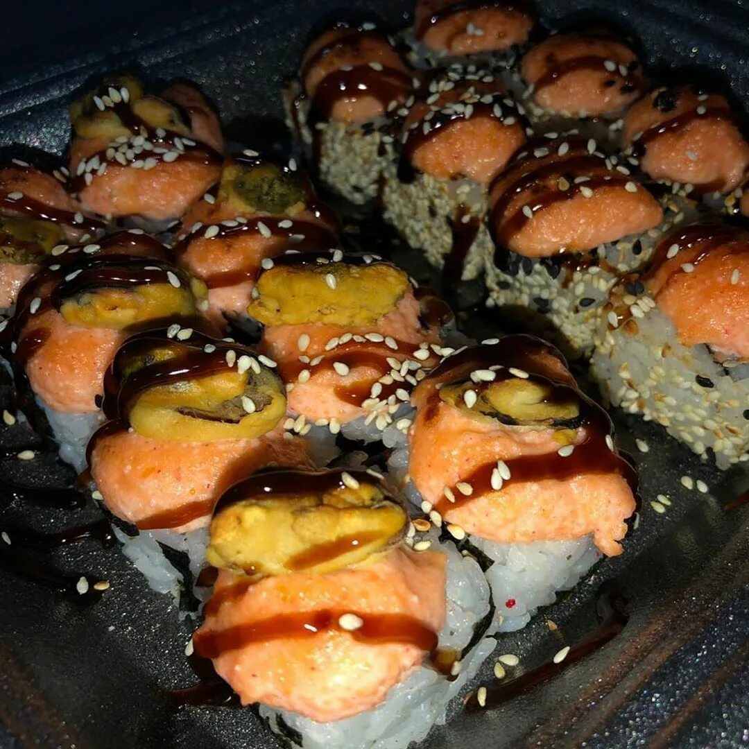 Рецепт суши запеченные с красной рыбой фото 119