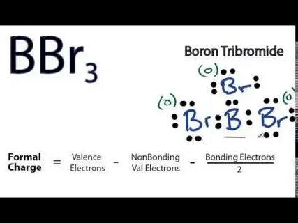 BBr3 Lewis Structure - How to Draw the Lewis Structure for B