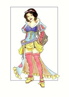 Steampunked Snow White Snow white art, Hipster disney prince